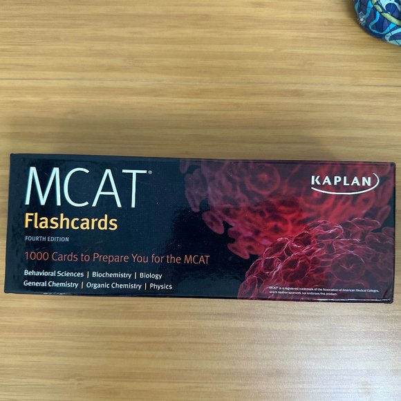 Kaplan MCAT 1000 Flashcards 4th Edition - Picture 1 of 2
